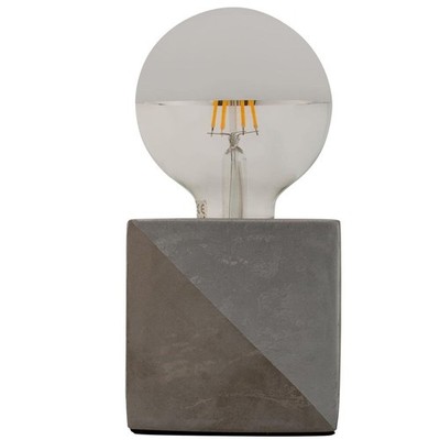 Pauleen 48196 Silver Jewel Tischleuchte E27 max. 20W Beton exkl. Leuchtmittel