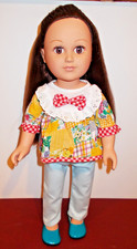 My Life 18" Doll Citi Toy 2013 Brown Eyes w/Freckles - Redressed w/2 Outfits LL8