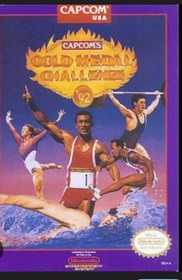 Gold Medal Challenge 92 Capcom Nintendo NES 100% Authentic Cart Only