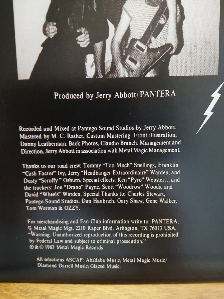 Panther "METAL MAGIC" WHITE LP - Image 3 of 4