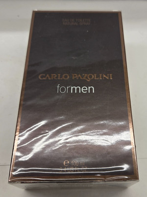 Carlo Pazolini FOR MEN Eau De Toilette Spray 3.4 oz /  100 ml Sealed NIB