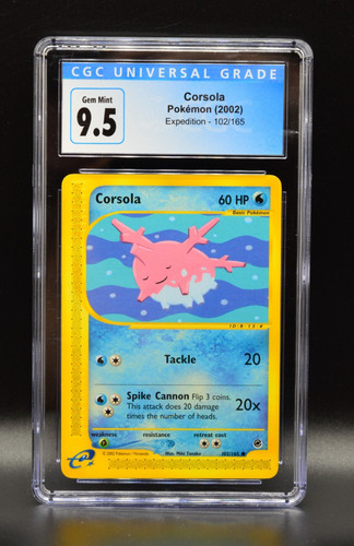Corsola graded CGC 9.5 for sale on eBay