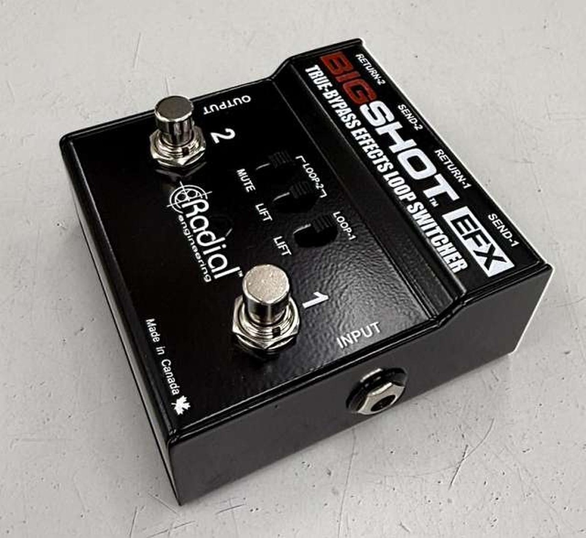 【希少】Radial Engineering BigShot EFX Amazon.com: Radial BigShot EFX True Bybass Effects Loop
