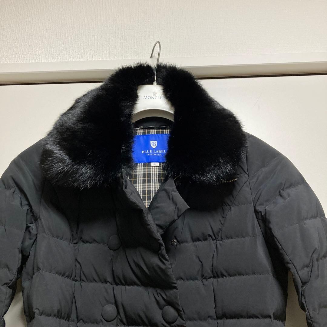 Burberry   Down Coat Rabbit Fur Crestbridge thumbnail 5