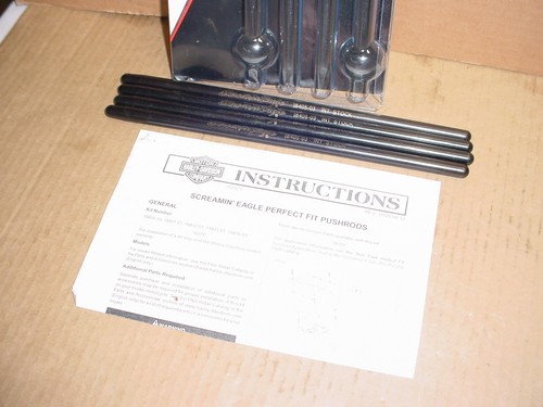 Harley Davidson Perfect Fit Screamin Eagle Pushods **Read Description** 18405-03