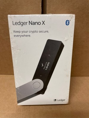 Ledger Nano X Cryptocurrency Bluetooth Hardware Wallet - Factory Sealed