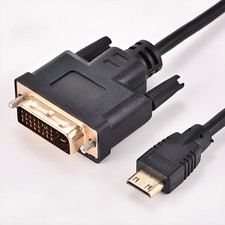 Mini / Micro HDMI to VGA Cable Monitor Lead 0.25m 3m PC Laptop Converter Adapter