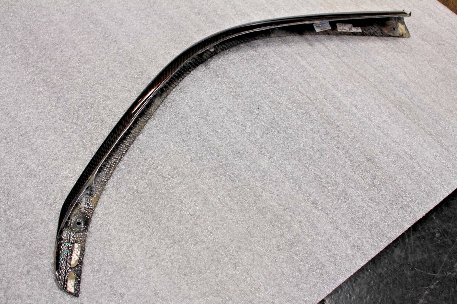 Ferrari 296 GTB, RH, Carbon Fiber, Front Bumper Splitter, Dmg, Used, P/N 778128