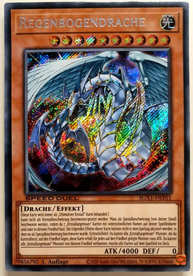 Rainbow Dragon SGX1-DEF01 Secret Rare! 1 Edition! NM Yu-Gi-Oh