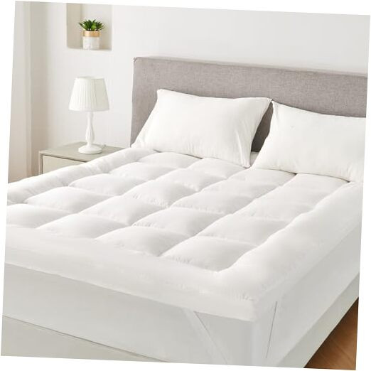 Mattress Topper Queen, Mattress Pad Dorm Bedding, Bed Mattress Queen(60''x80'')-image
