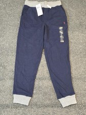 Polo Ralph Lauren Pants Boys 8 Blue Jogger Knit Elastic Waist Casual Cotton