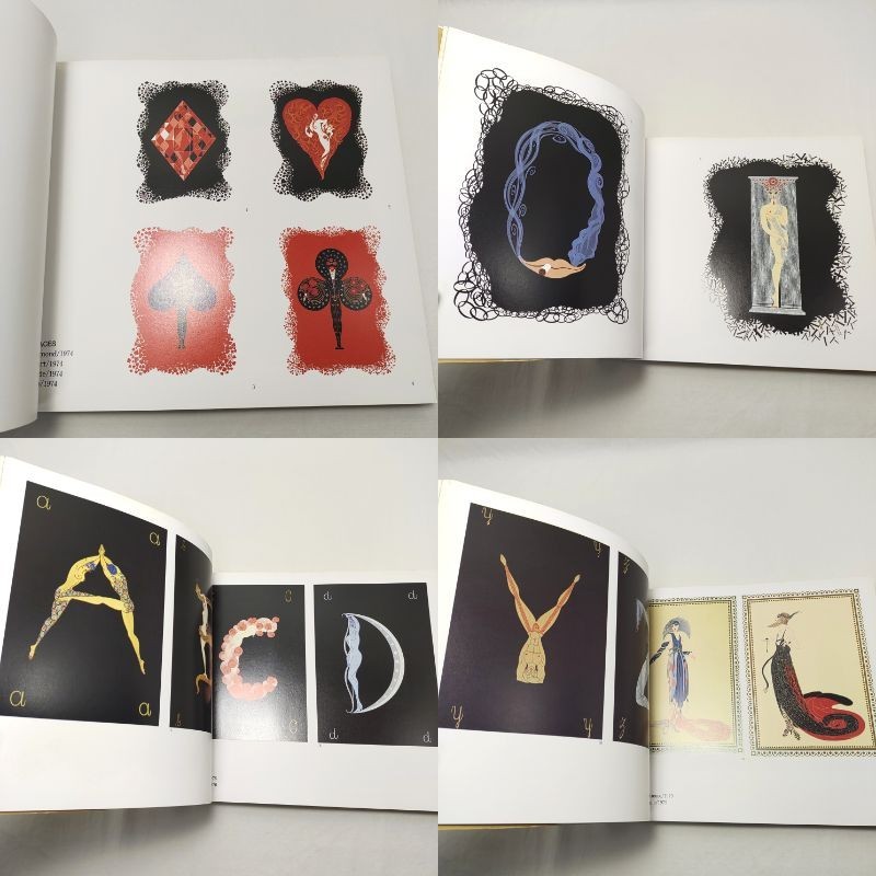 OOP Japanese Erte Art Deco Book Leader of Art Deco His Trail Through the Century