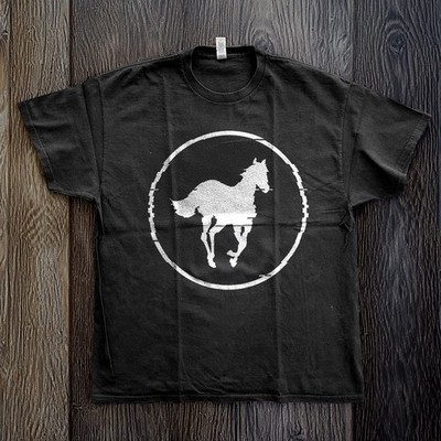 Deftones White Pony Horse, Rock Music Band Black Shirt Size S-5XL