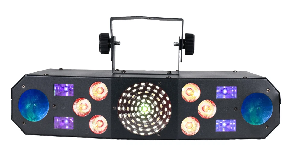 2) Eliminator FURIOUS FIVE RG RGBW+UV LED Strobe/Derby Effect Lights+Fog Machine - Image 4 of 4