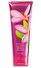  RARE BATH  BODY WORKS PLUMERIA MOISTURE SHEA  E FRAGRANCE BODY CREAM NEW BIG