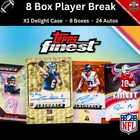 CALEB WILLIAMS 2025 Topps Finest Football Delight Player Break 8 Box 1 Case 1896