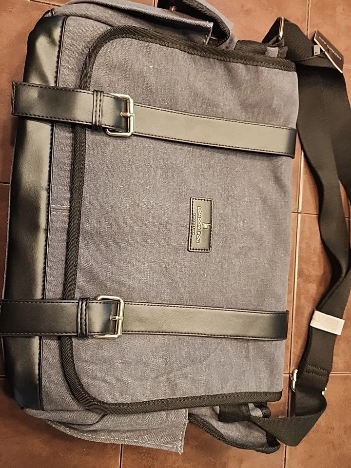 BOLSO MENSAJERO LONDRES NIEBLA LONA EDICIÓN 100 ANIVERSARIO CORREA DE HOMBRO NUEVO CON ETIQUETAS Foto 3 de 4