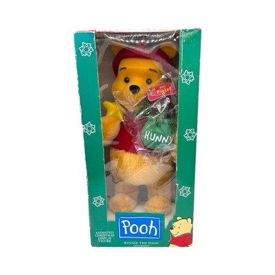 Vintage Telco Winnie The Poo Motion Animated Christmas Display Figure