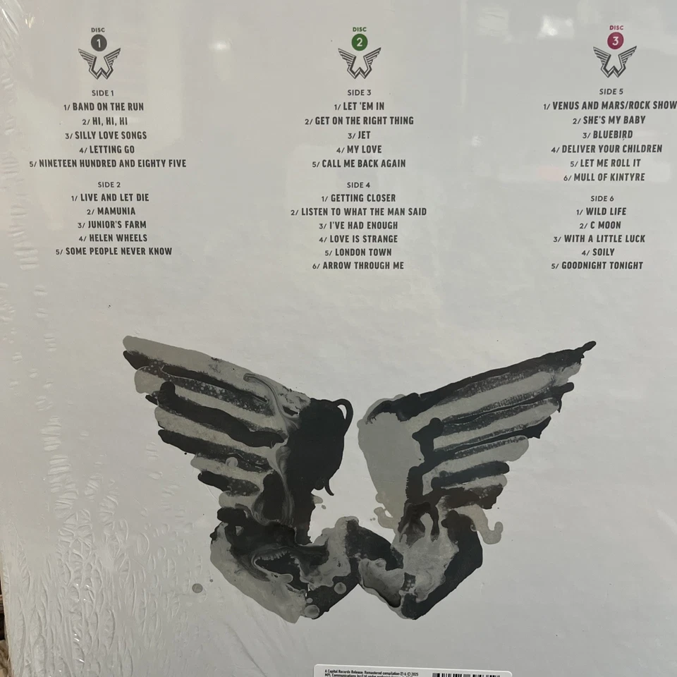 PAUL McCARNTNEY WINGS Limited Edition Color Vinyl 180-G CLEAR GREEN RED SEALED - Image 4 of 4