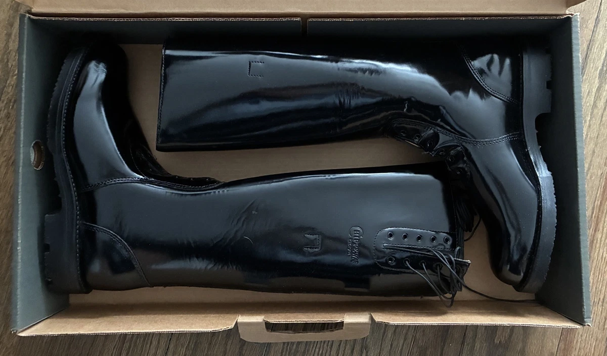 Men’s 9.5EE Chippewa Model #27909 Black Leather 17” Tall Motorcycle Boots Chippewa Men main image 4