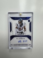 2023 Panini Flawless Rookie Debut Signatures Will Anderson Jr. Sapphire /10