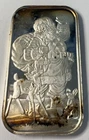 1oz .999  1996  Santa Claus Silver Bar - Toned