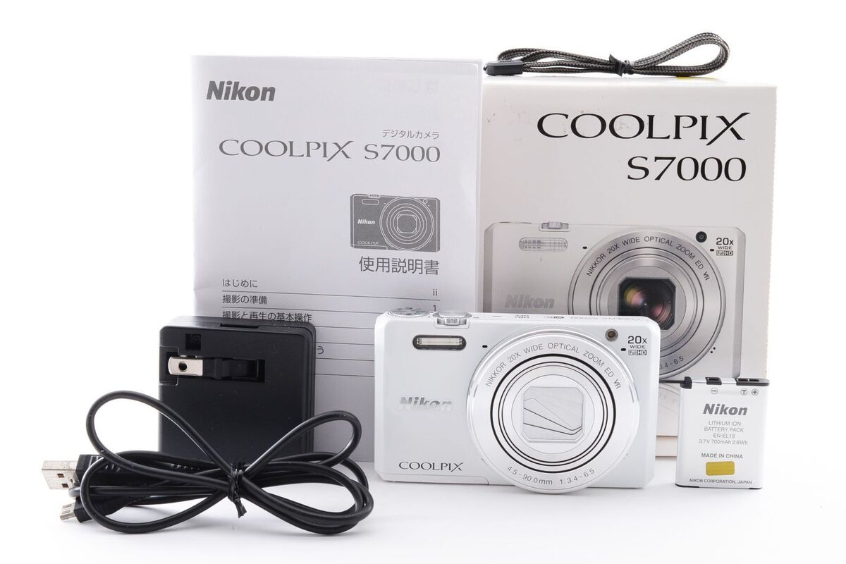 Nikon COOLPIX S7000 White Compact Digital Camera Used From Nikon COOLPIX S7000 White Compact Digital Camera Used From