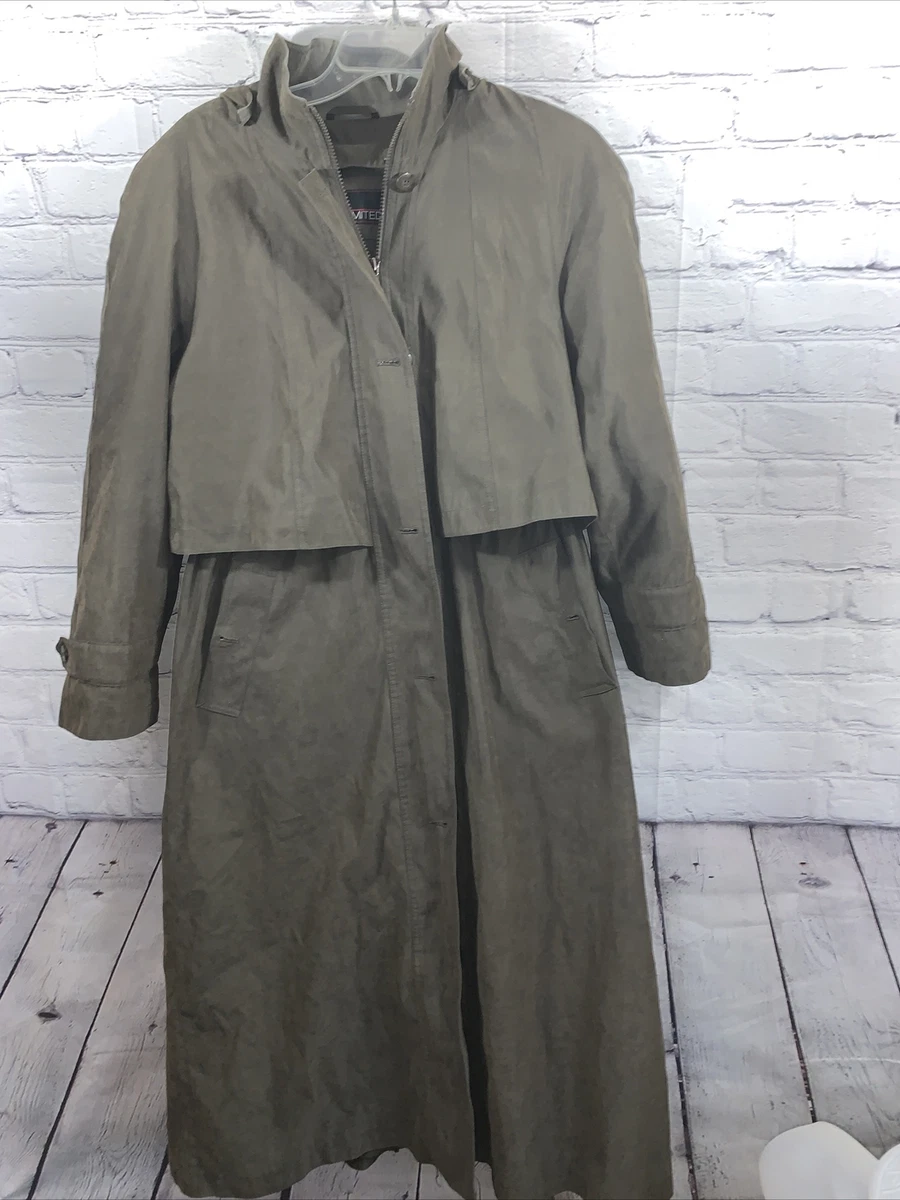 Ladies trench coat cheap with zip out lining