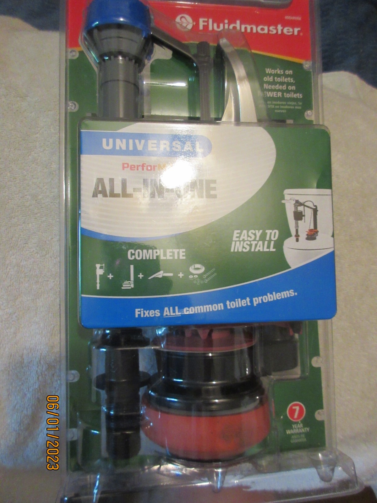 Universal Complete Toilet Repair Kit PerforMAX Flush Fill Valve Replacement Part