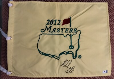BUBBA WATSON Signed 2012 Masters Pin Flag PSA LOA | eBay