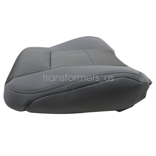 For 2017-2021 Ford F250 F350 F450 F550 Front Bottom Top Cloth Seat Cover Gray - Picture 78 of 132