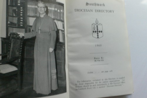 Southwark Diocesan Directory.1960.Clergy.Benefices.Bishops.Archdeacons.Chaplains - Picture 3 of 6