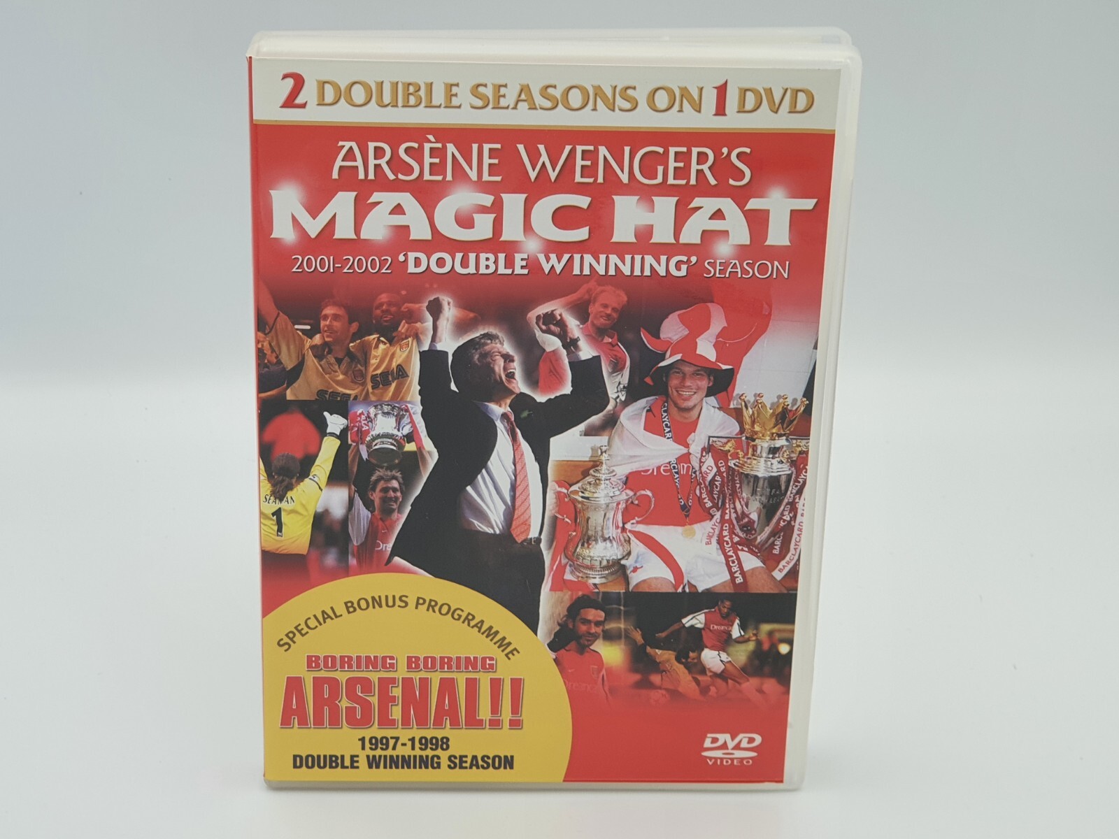 Arsene Wenger's Magic Hat 2001-2002 Double Winning Season Dvd