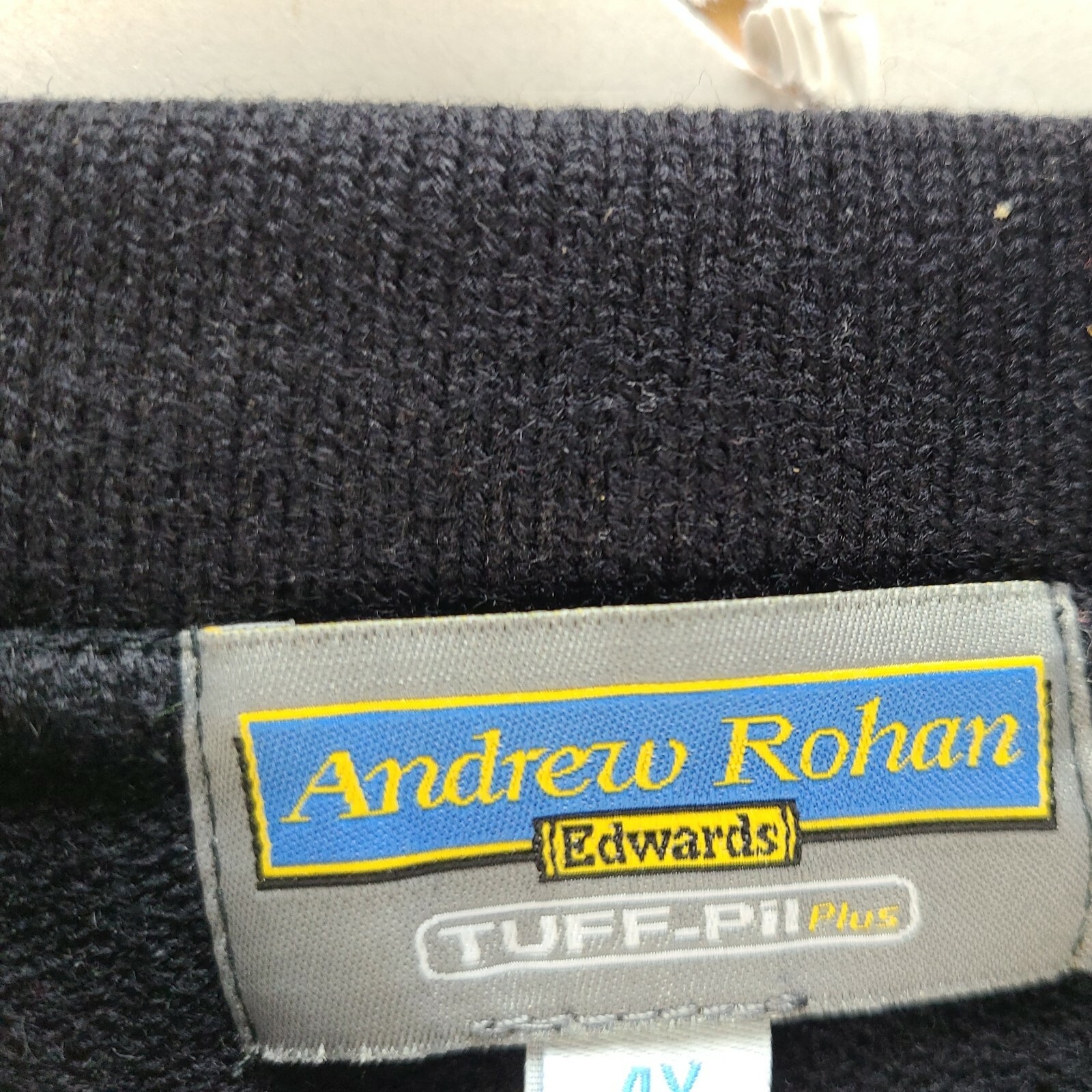 Andrew Rohan Edwards Tuff-Pil Plus V Neck Pullover Sweater Full Zip ...