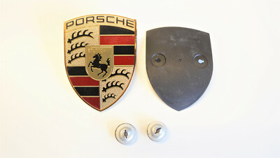 Porsche 991 981 Panamera Cayenne Macan Emblem Wappen Logo Haube Frontklappe