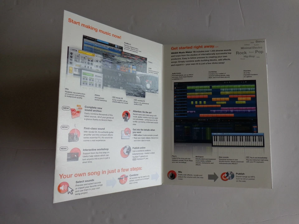 Music Maker 16 (DVD-ROM) For Windows (New! Factory sealed retail box) - Image 3 of 4