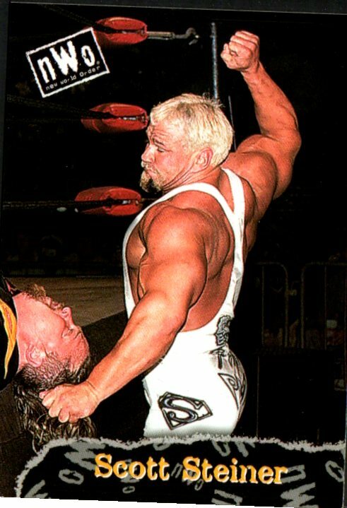 agew✖️REDCARD 1998 Topps WCW/nWo Vintage Wrestling Card #12 Scott Steiner
