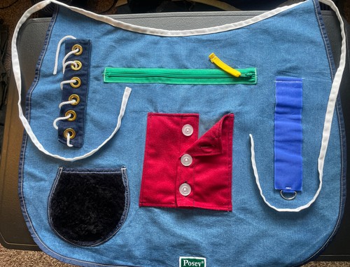 F10  POSEY Adult Cognitive Therapy Multi Activity Apron Dementia Alzheimer's