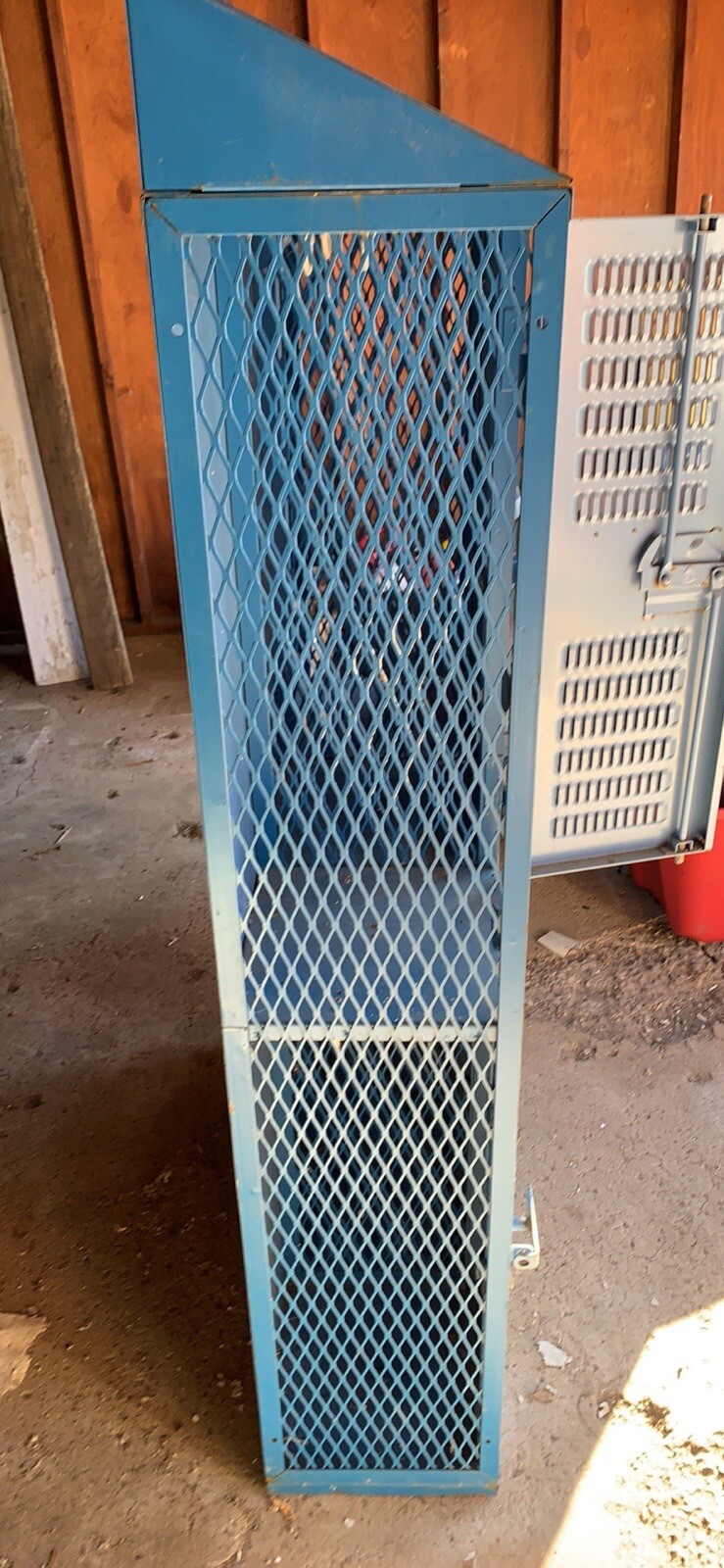 True Vintage Industrial Steel Metal Multi Unit Gym Factory Old School