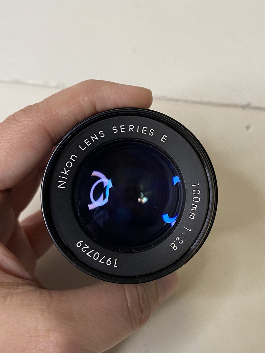 Nikon E series 100mm f2.8 Ai-s Manual Focus Lens prime for