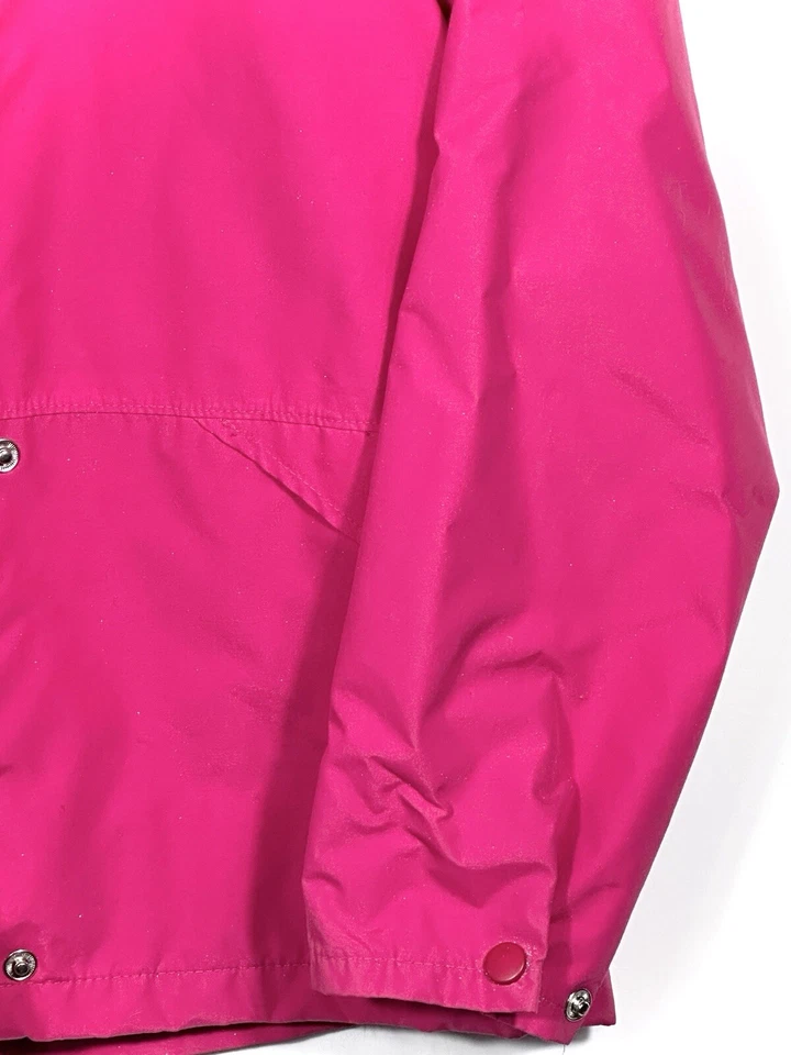 Cabela’s Mujer Rosa Fucsia Prendas exteriores GoreTex Capucha Cremallera Completa Botón Chaqueta Talla S Foto 3 de 4