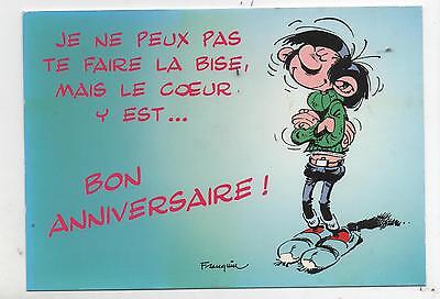 Carte Postale Franquin Gaston Le Cœur Y Est Bon Anniversaire Dalix 1997 Ebay