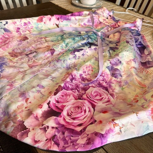 Rare Editions Floral Rhinestone High Low Formal Party Dress Bridal Princess 6 - Picture 12 of 12