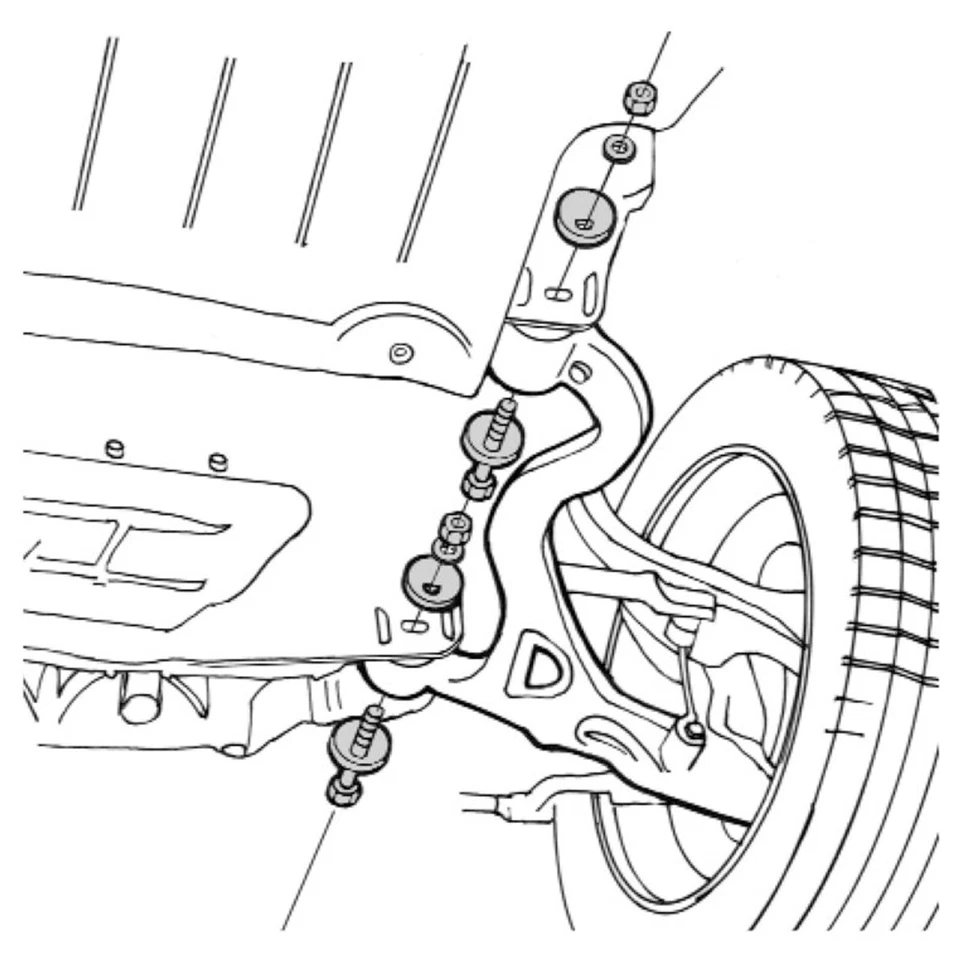 Front Alignment Camber Caster Cam Bolt Kit Set Titan Armada Frontier Pathfinder - Image 3 of 3