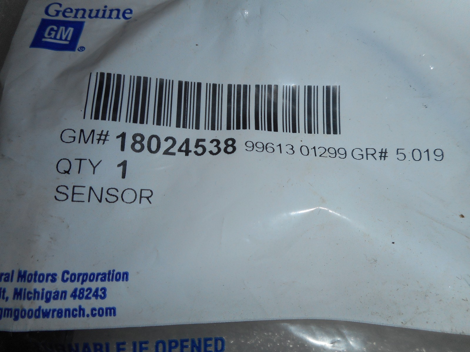 1998 TO 2002 CADILLAC SEVILLE 4 DOOR SLS REAR DISC BRAKE SENSORS