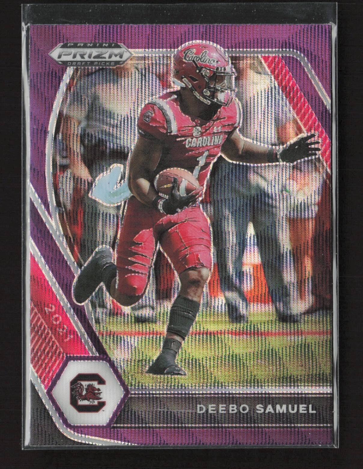 2021 Panini Prizm Draft Picks Purple Wave Prizm Deebo Samuel #69 South Carolina
