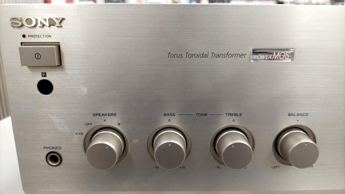 SONY TA-FB720R Integrated Amplifier Stereo Silver from Japan