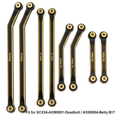 AXspeed Carbon Fiber Fahrgestell-Schienen Für Axial SCX24 AXI90081 – Upgrade-Set, 2-teilig, Schwarz
