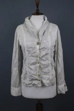 Beige Long Sleeve Breathable Relaxed Button Down Shirt