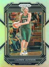 2023 Panini Prizm WNBA LAUREN JACKSON #64 SILVER PRIZM STORM